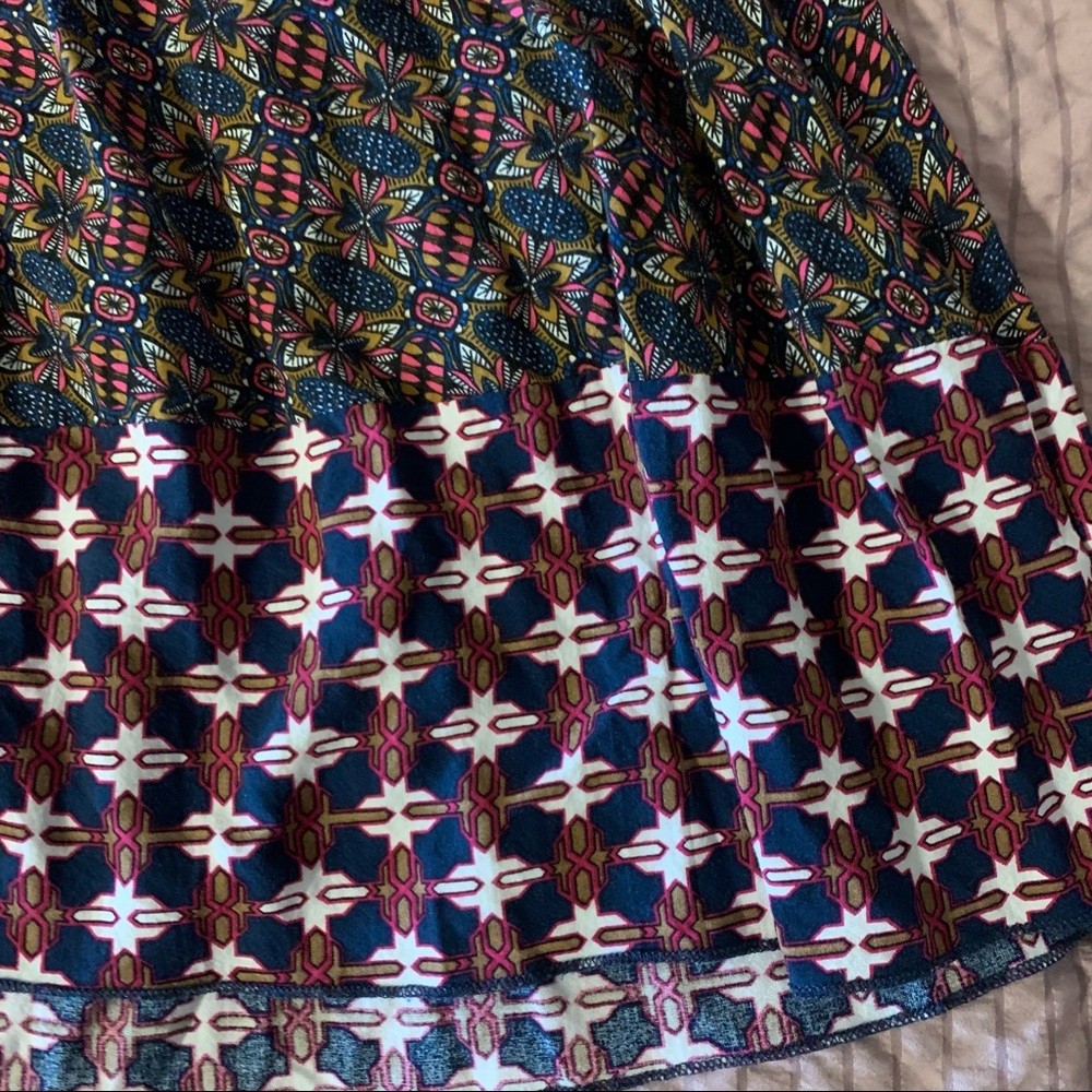 Multi Pattern Dress - Picture 2 of 10